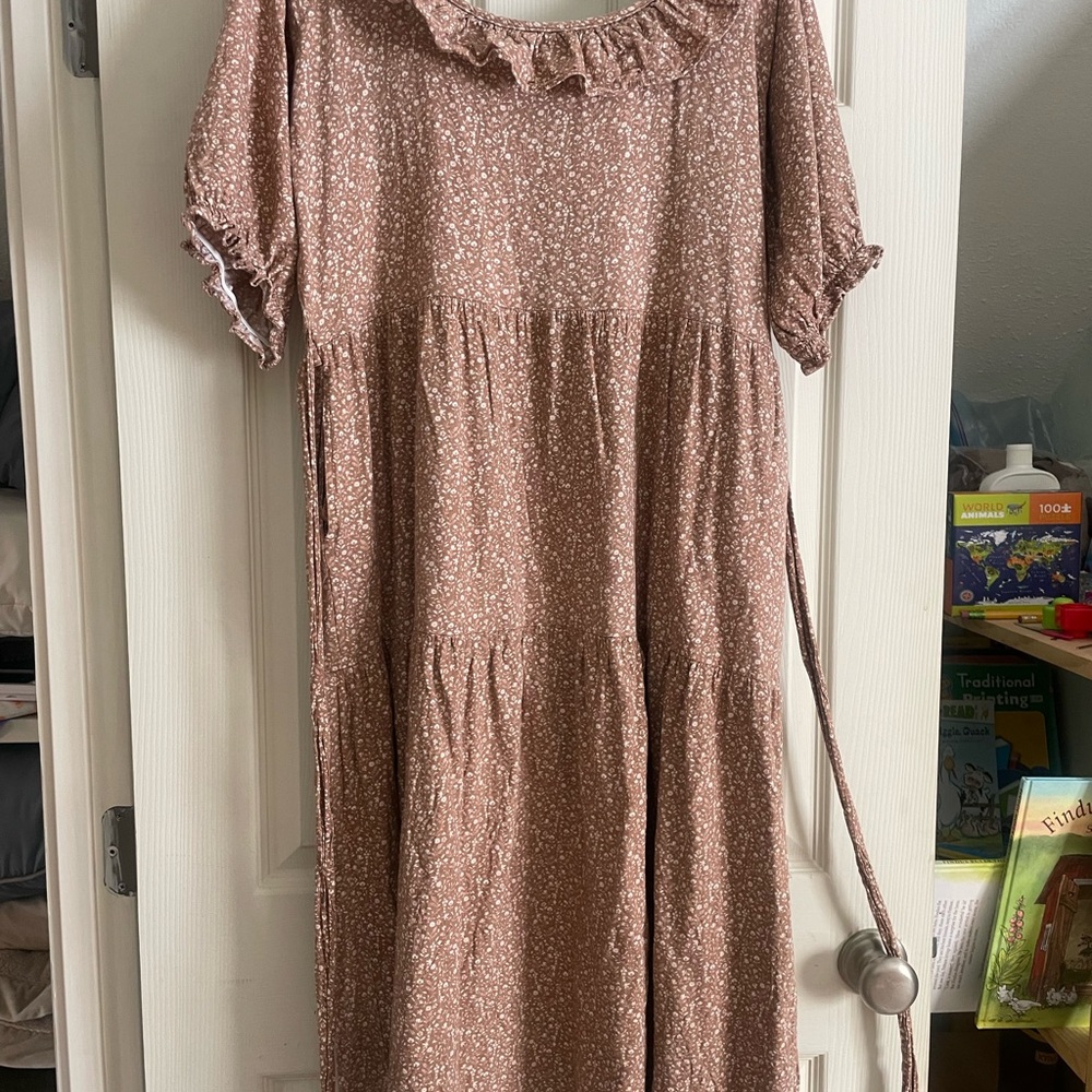 LCW brown floral Aspen